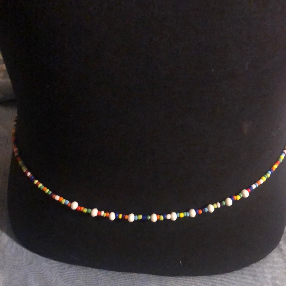 Multicolored belly bracelet 33 inches